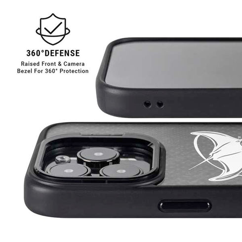 MLB Tampa Bay Rays Dark Wash iPhone 14 Pro Kickstand Case